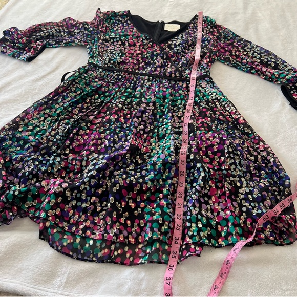 Kate Spade Metallic Polka Dot Mini Dress in Make Magic - Picture 12 of 12